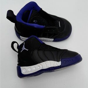 Jordan Jumpman pro Kids Black and Purple Sneakers
